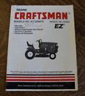 917.258560 156808 Craftsman Sears Lawn Tractor Operators Manual Owners Spanish