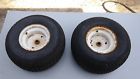 18x9.50-8nhs 1804-429 Craftsman Front Wheel Tire Set Read Keyed Shaft
