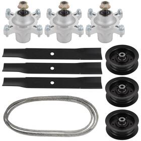 1st176164choice 1stchoice-autoparts Fits Toro Timecutter Z5000 Z5020 Z5030 Deck Kit Blades Pulley Spindles Belt