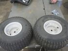 20x8.00-8 Mtd Yard Machines Pair Set Rear Wheels And Tires