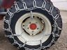 23x8.50-12 Case Pair Of Rear Tires And Wheels With Chains Lug