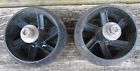 589527301 Husqvarna Deck Wheel Pair With Mounting Bolts Nuts Washers