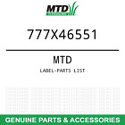 777x46551 Mtd Oem Cub Cadet