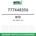 777x48356 Mtd Oem Cub Cadet