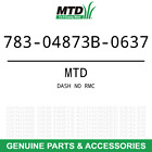 783-04873b-0637 Mtd Genuine Dash No Rmc Part