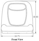 8135-pgator 8135 Am107759 Am108058 Aftermarket John Milsco Camo Vinyl Waterproof Gator Mower Bucket Seat
