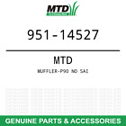 Muffler-p90 951-14527 Mtd Oem Sears Craftsman No Sai Part