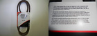 954-0329a Oem Duplicate Belt Replaces Used On Mtd Cub 062093952086