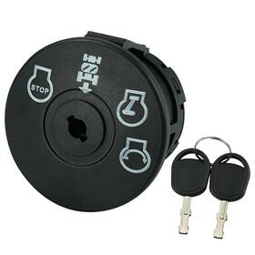 193350 Adorish Ignition Switch With Keys 4 Position 7 Terminals Replacement For Hus-qvarna