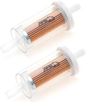Advanced Parts Engineering 744111011851 Inline Fuel Filter Replacement Universal High Flow Filters Pack Of 2 For
