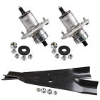 Am128998 John Deere Oem Spindle And Mower Blade Pack Kit