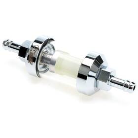 85-e003-03ug Ape Racing 1/4 Inline Fuel Filter - Upgraded Billet Aluminum Metal Glass Fi