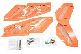 0639-643 Arctic Cat New Oem Orange Hood Screen Kit Nos