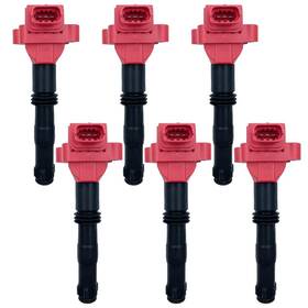 Q6-ark-ig346-r-fb-1 Arkauto Perfomance Ignition Coil Pack Set Of 6 Compatible With Porsche 911 Boxter 2.5