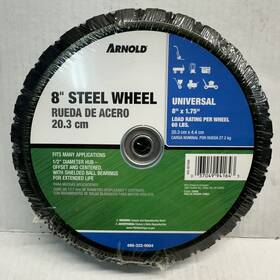 490-322-0004 Arnold 037049941643 New 8 Inch X 1.75 Steel Lawn Mower Wheel 4511911