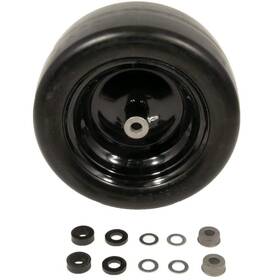 490-325-0063 Arnold Universal 13 X 6.5 In Smooth Tread Black Rim Flat Free Wheel Assembly For Mowers