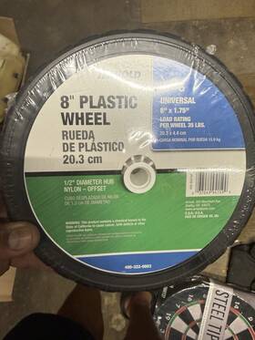 875-p Arnold Genuine 8-inch Plastic Wheel 8 Inch X 1.75