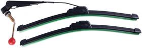 Xzww001 Auto Parts Manual Windshield Wiper Kit For Utvs - Fits Polaris Can Am Honda And More