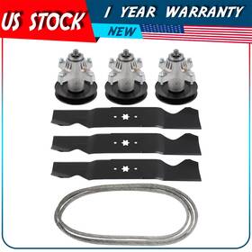 Adp17636cp184s Autodayplus 54 Inch Deck Rebuild Kit Blades Spindles Belt For Cub Cadet Mtd Slt 1554 Sltx 1054