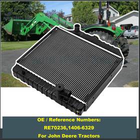 1406-6329 Autopartszone New Radiator For John Deere Re70236 5320n 5410 5415 5415h 5420 Tractor
