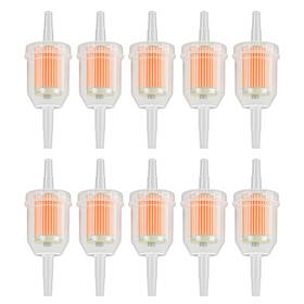 Ayff001a Awyzoit 10pcs Inline Fuel Filter For Lawn Mower Small Engine 1/4 Inch X 5/16