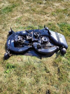 583147401 Ayp Craftsman 42 Inch Riding Lawn Mower Deck - Manual Pto Blade Engagement