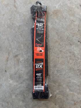 038-2009-00 Bad Boy 857027001486 New Genuine 42 Inch Lawn Mower Blade Set For Mz Mowers 3 Count