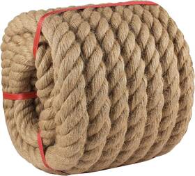 Balava 709226860831 Manila Rope 1.5in X 50ft Natural Thick Large Decorative 1-1/2in