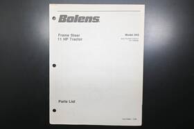P4006-1 Bolens 86 Frame Steer Tractor Models 943 Parts List