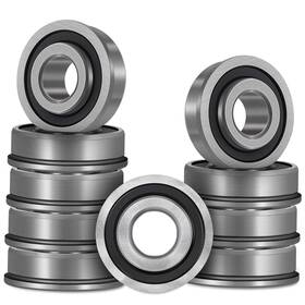 Bonbo 445053631611 10 Pcs Flanged Ball Bearings Id 1/2 Inch X Od 1-3/8 For Lawn Mower Marathon D