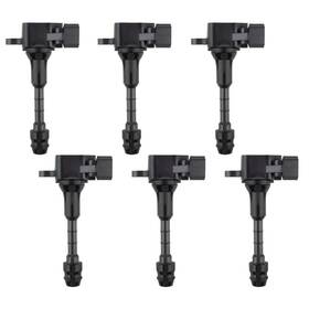 Bx04000065-6 Boxi Ignition Coil Pack Set Of 6 - Compatible With Infiniti Fx35 G35 M35 And Nissan