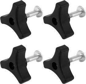D32096 Brand Nqeuepn 4 Sets Lawn Mower Handle Bolts Triangle Knob Nut Screw Bolt