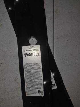 84001712 Briggs &amp Stratton And Mower Blade 3 Pack Blades New