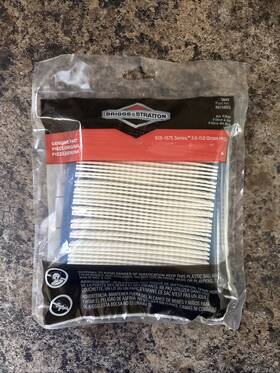 Briggs & Stratton 024847046960 And Engine 5043kb A/c Cartridge Air Filter