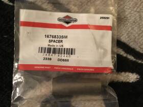 Spacer-0.376idx0.625o Briggs & Stratton 1676833sm And Oem Replacement