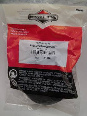 1728001sm Briggs & Stratton Sml Genuine Oem And Pulley