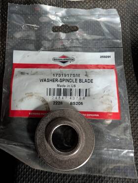 1731917sm Briggs & Stratton Snapper Oem Spindle Blade Washer Simplicity Pro