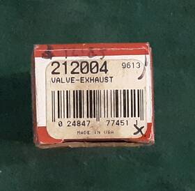 212004 Briggs & Stratton Oem And Exhaust Valve - Standard Nos