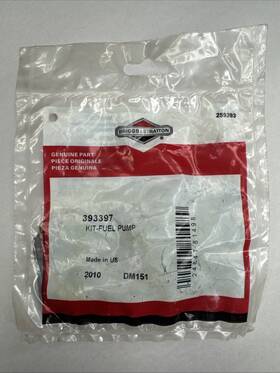 393397 Briggs & Stratton New Oem And Fuel Pump Kit