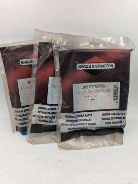 397795s Briggs & Stratton Air Filter Lot Of 3 Genuine Oem