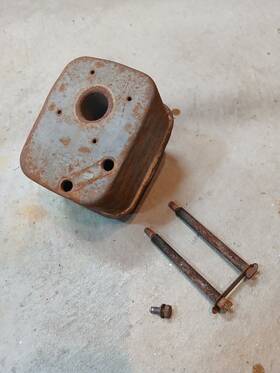 494221 Briggs & Stratton And Ic Engine 8hp Muffler