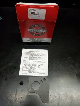 497944 Briggs & Stratton And Carburetor Gasket Plug Prepack Genuine Oem Nos