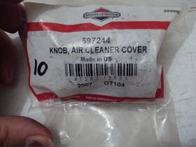 597244 Briggs & Stratton Genuine Oem/nos And Air Cleaner Cover Knob