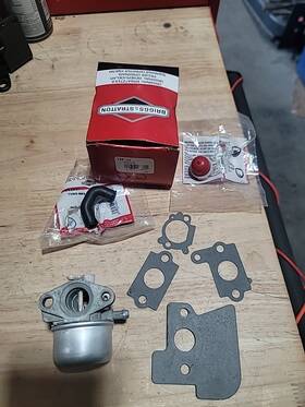 Briggs & Stratton 790120 And Carburetor Oem Nos Refer To Pictures Free Shipping