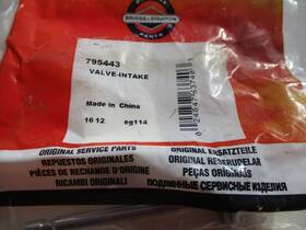 795443 Briggs & Stratton And Intake Valve With Seal