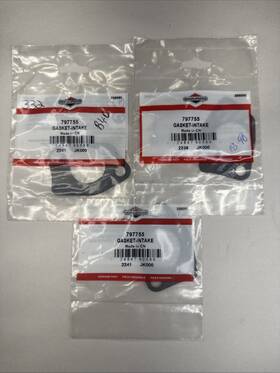 797755 Briggs & Stratton New Oem And Intake Gasket 3 Pack