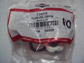 825278 Briggs & Stratton Genuine Oem/nos And Oil Drain Plug