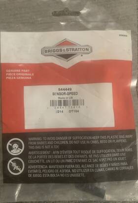 844449 Briggs & Stratton And Oem Sensor Speed