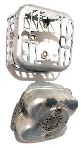 E4307 Briggs & Stratton And 2 Stroke Gasoline Small Engine Muffler Guard Oem Part