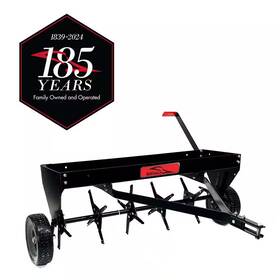 Brinly-hardy 445024644695 40 Inch Tow-behind Plug Aerator For Lawn Tractors And Zero-turn Mowers
